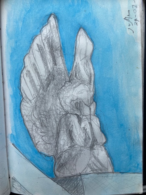 Série: Travessias - Gonçalves, Justino, lápis nº 2, 2016.