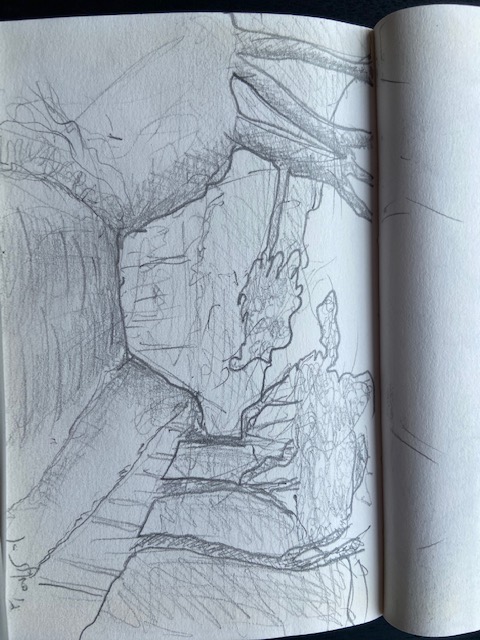 Série: Travessias - Gonçalves, Justino, lápis nº 2, 2016.