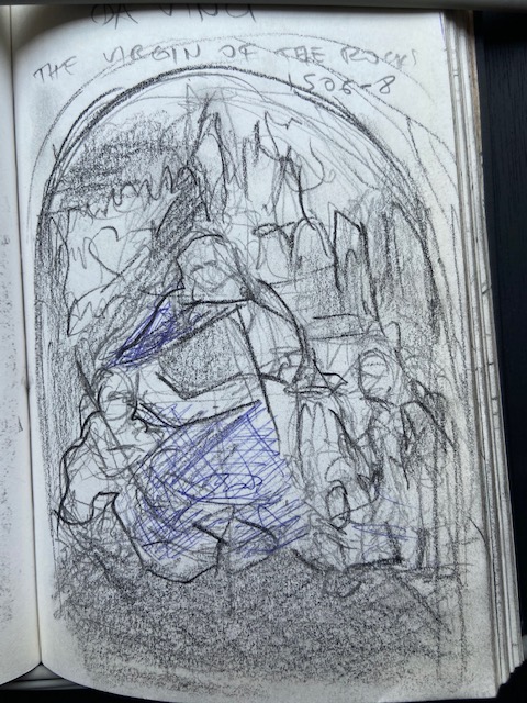 Leonardo Da Vinci, National Gallery London, Justino, lápis nº3, 2017.