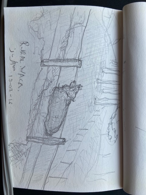 Série: Travessias - Gonçalves, Justino, lápis nº 2, 2016.