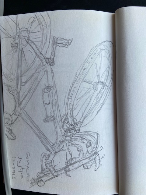 Série: Travessias - Gonçalves, Justino, lápis nº 2, 2016.