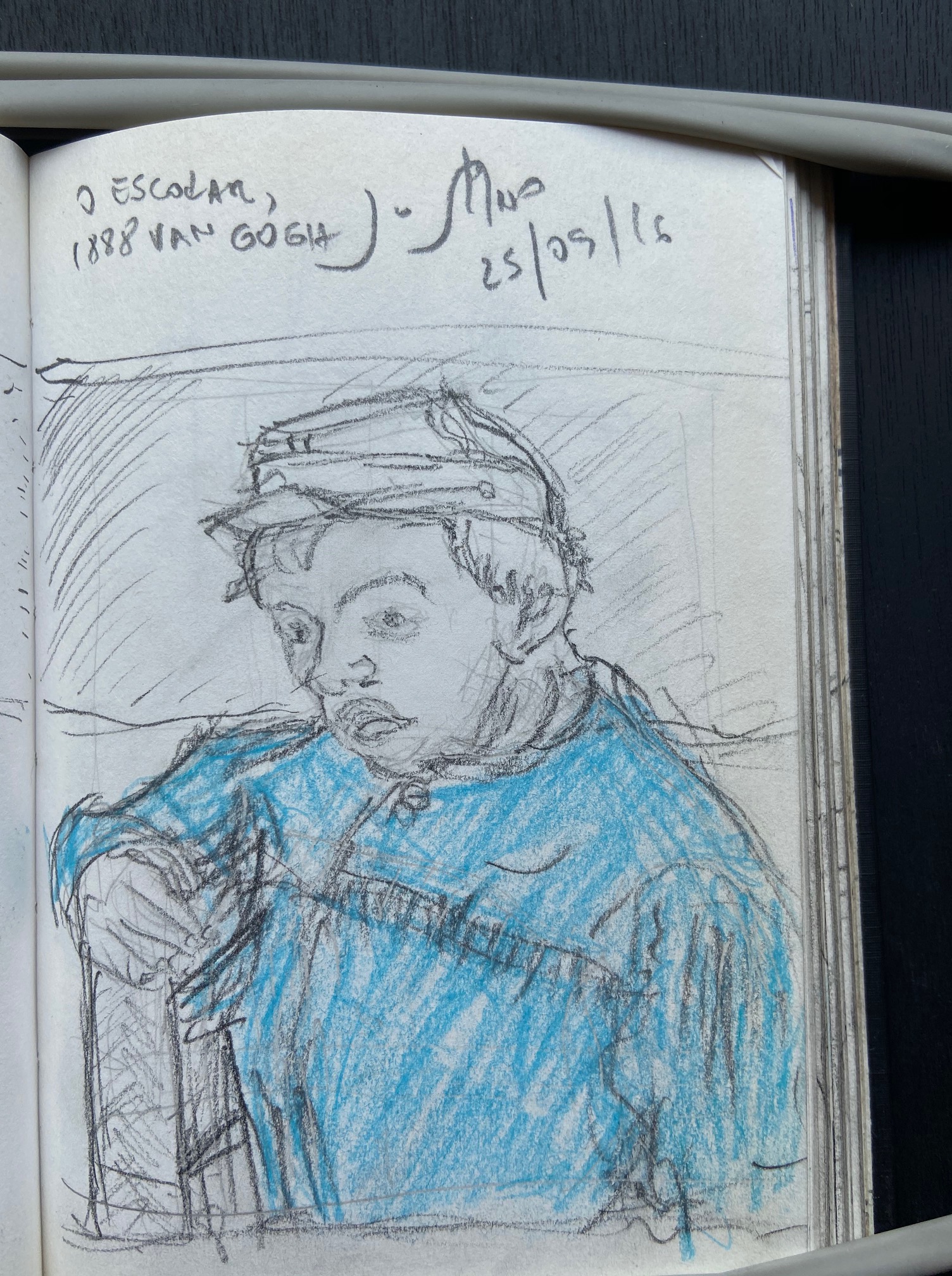 Vincent van Gogh, MASP,Justino, lápis nº3, 2016.