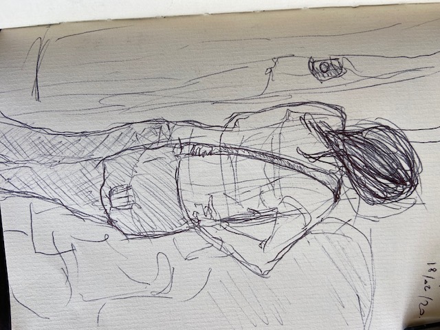 Série: No metrô - 20, Justino, fotografia, 2020.