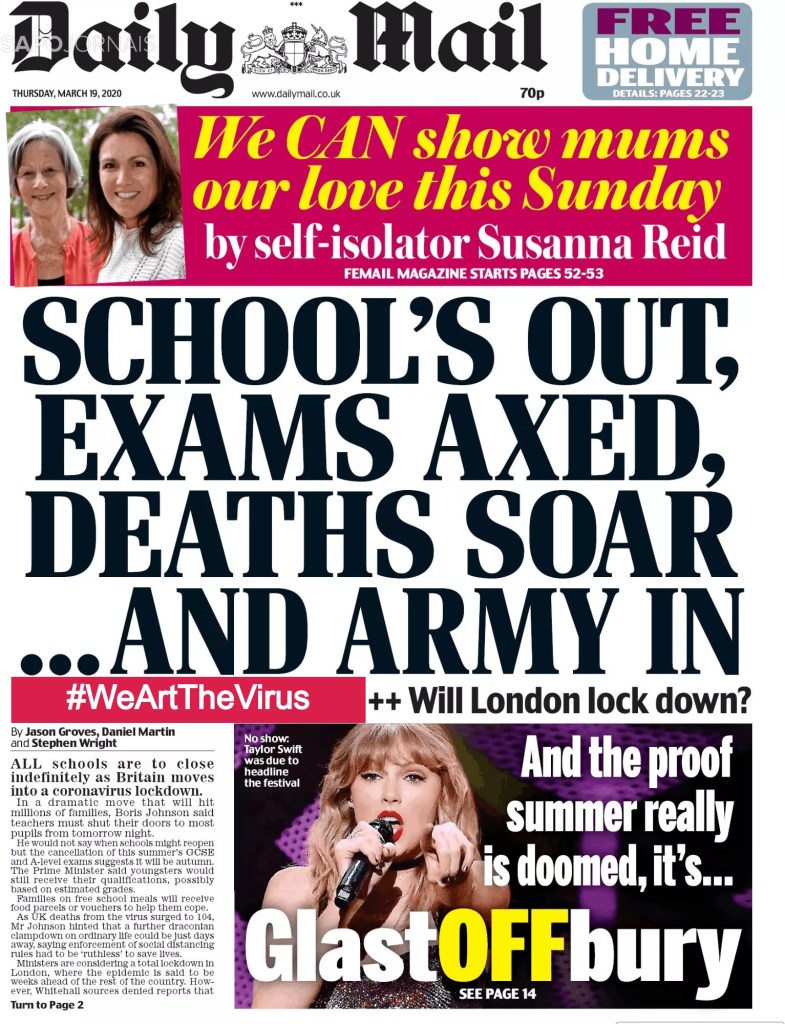 DailyVirusMail, Justino, 2020.