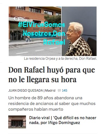 #ElVirusSomosNosotros: Don Rafael&nbsp;huyó