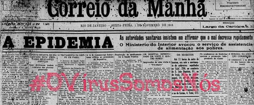 OVirusCorreiodaManha1918, Justino, 2020.