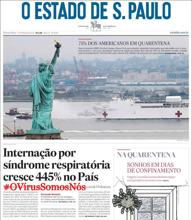 OVirusOESP, Justino, 2020.