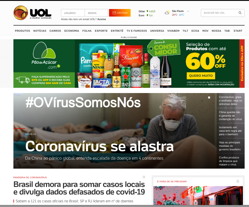 #OVírusSomosNós, Justino,, 2020.