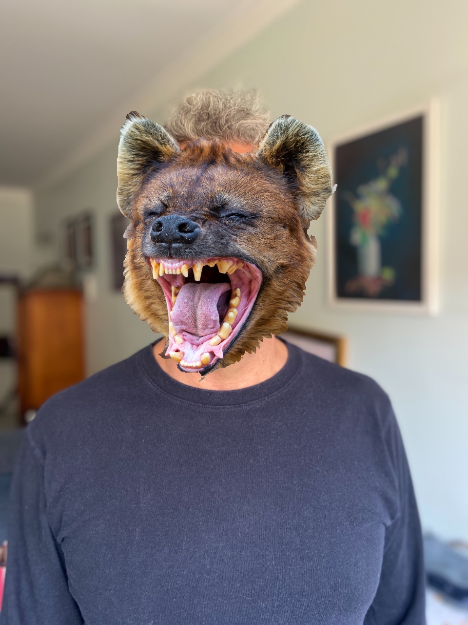 VirusMascarasHiena, Justino, 2020.