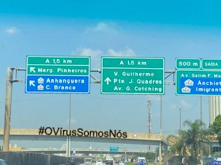 O virusMarginalTiete, Justino, 2020.