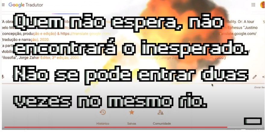 Uma volta pelo Mediterrâneo com o guia Heráclito, de Éfeso,” Justino & translate.google.com, 2020.