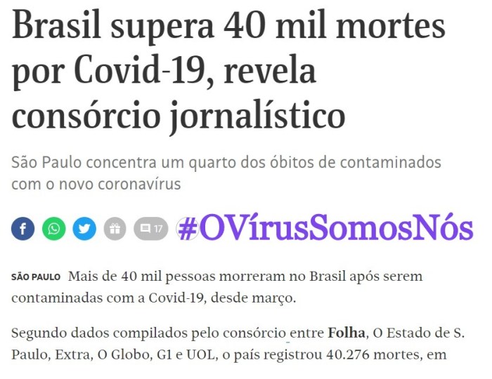 #OVírusSomosNós: Isso não pode estar acontecendo – VOLUME&nbsp;2