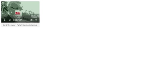 Still do vídeo "Running for Survival", Justino, 1'47", 2020.