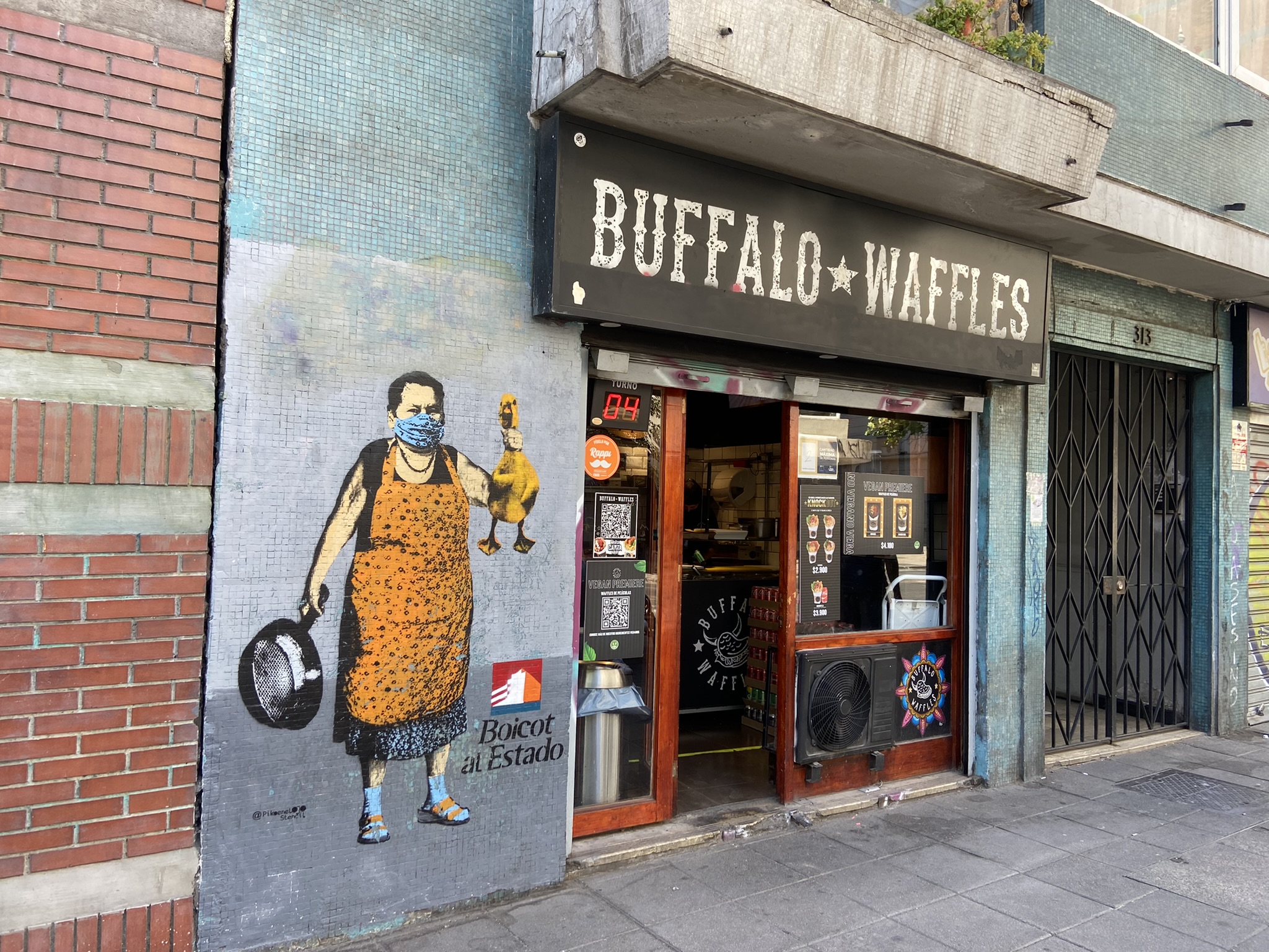 Street art em Santiago, Chile (2022)