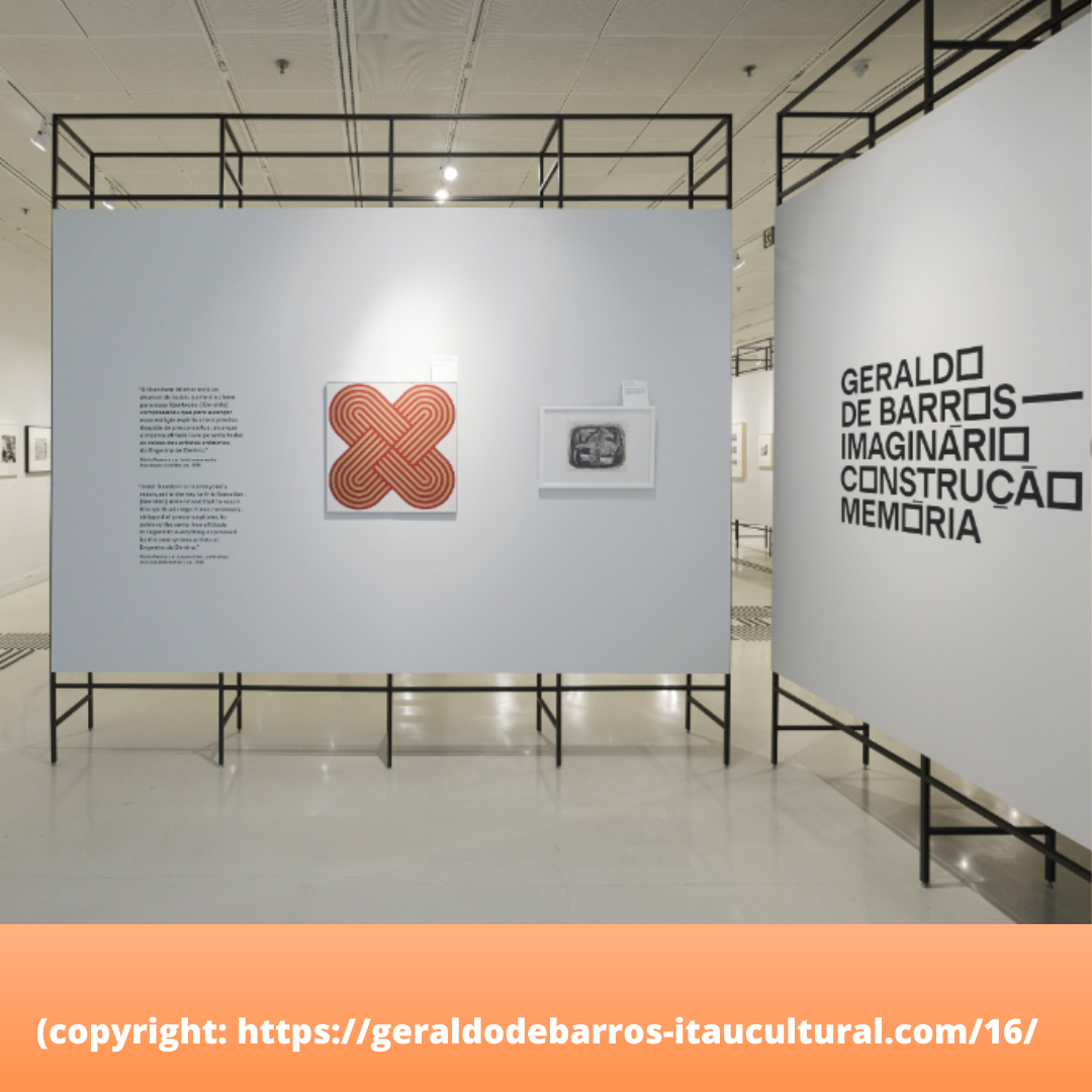 Exposição de Geraldo de Barros no Instituto Itaú Cultural, em São Paulo