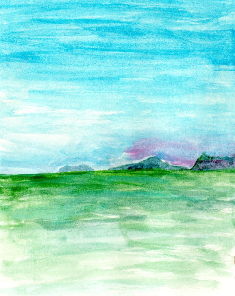Marinhas - in litore maris (K) 2021 Aquarela s/ papel, 16 cm x 14 cm